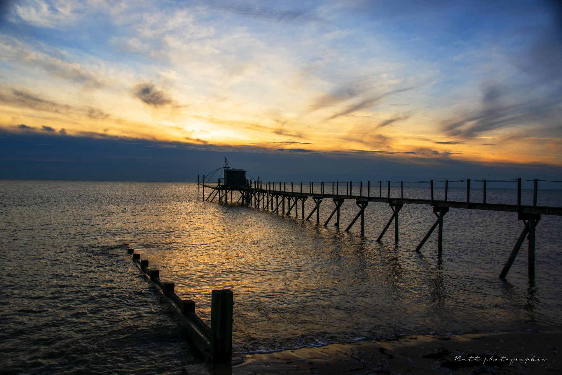 Dernière pêche avant la nuit 